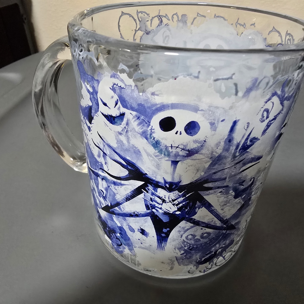Blue and White Art Mug